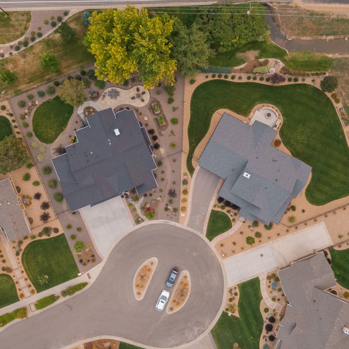 backyard lawn with covered patio and outdoor living features in denver colorado exterior renovation